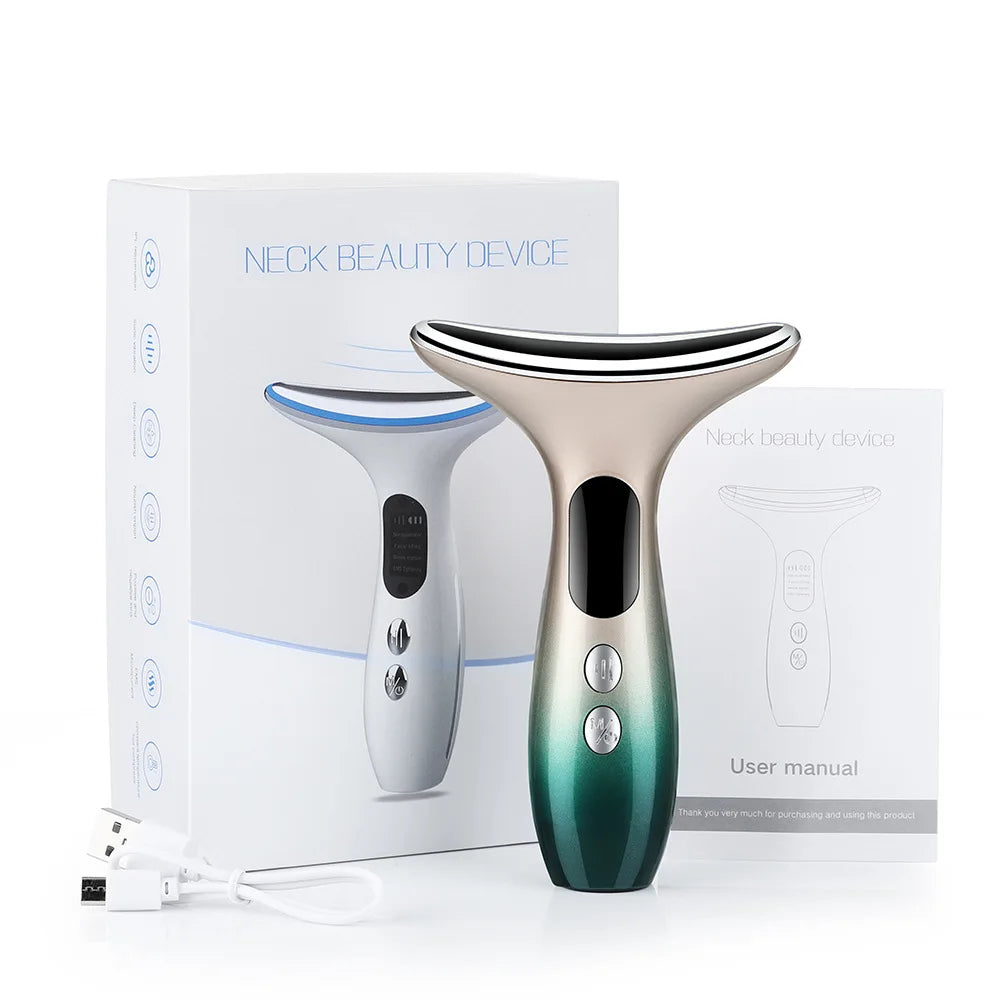 Appareil facial EMS professionnel avec thérapie LED