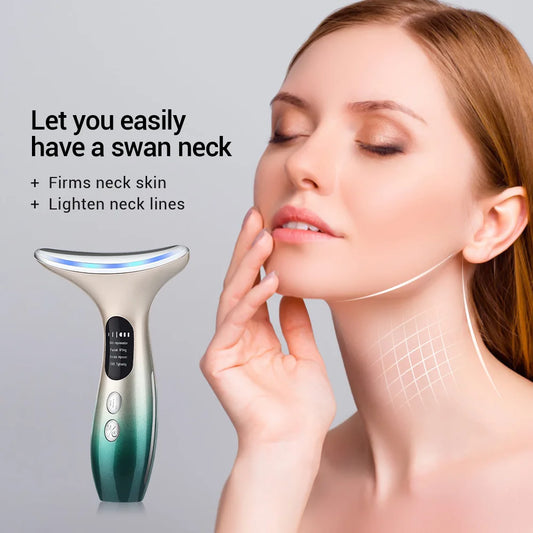 Appareil facial EMS professionnel avec thérapie LED